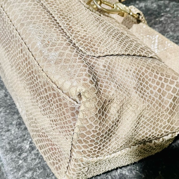 Dooney & Bourke Snakeskin Lock Sac - Picture 8 of 12